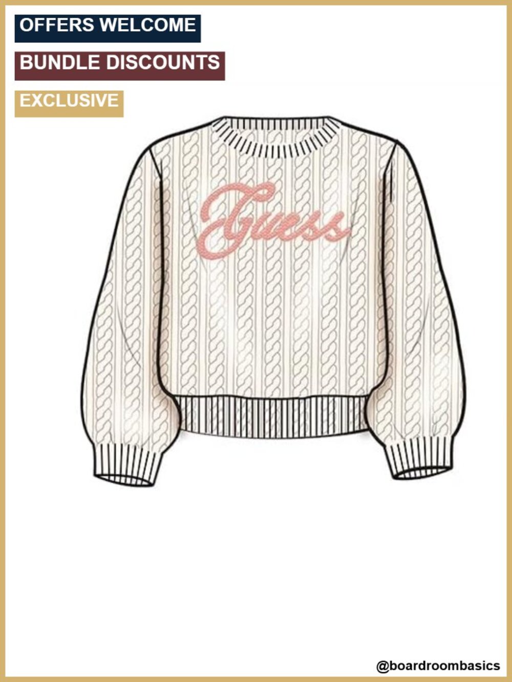 Girls Long Sleeve Cable Knit Sweater Ribbed Pullover Fall